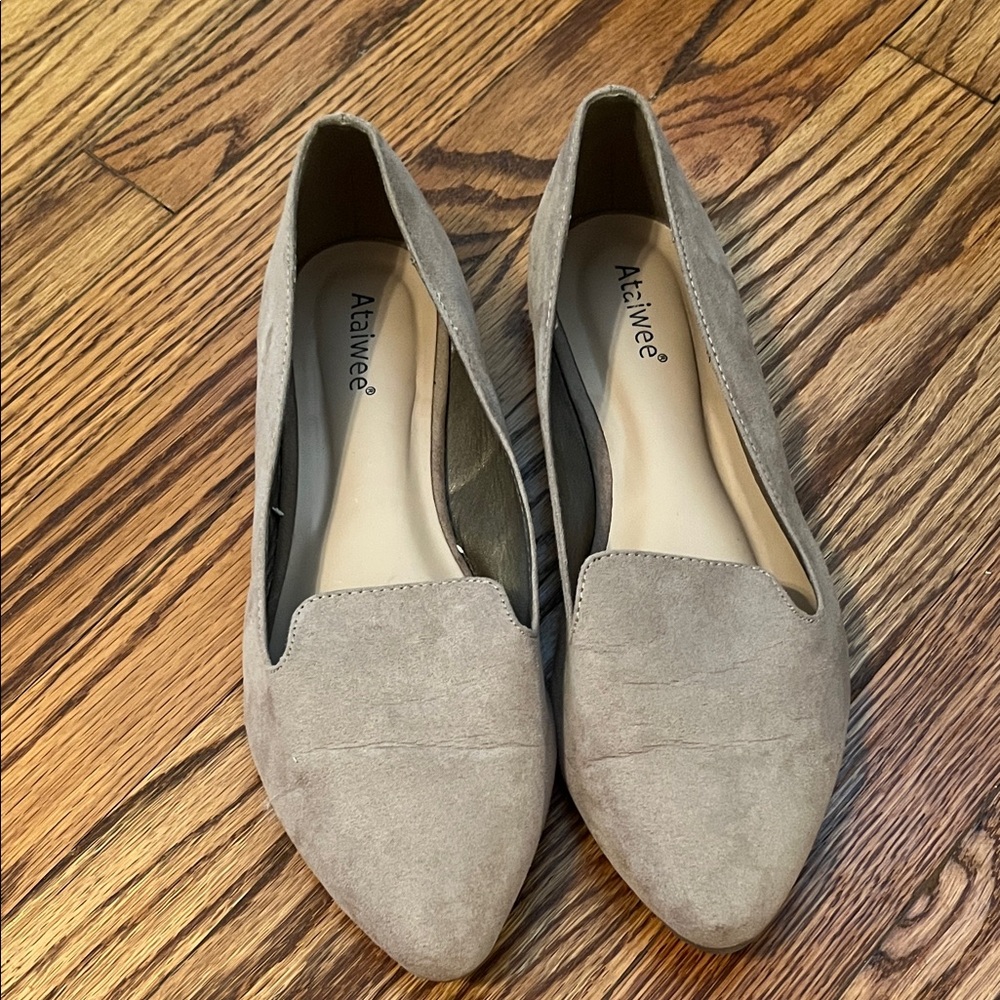 Women's Blush Suede Flats